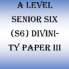 A level senior six s6 divinity paper three